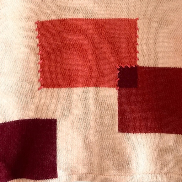 Patchwork Merino Wool Sweater - Picture 4 of 10